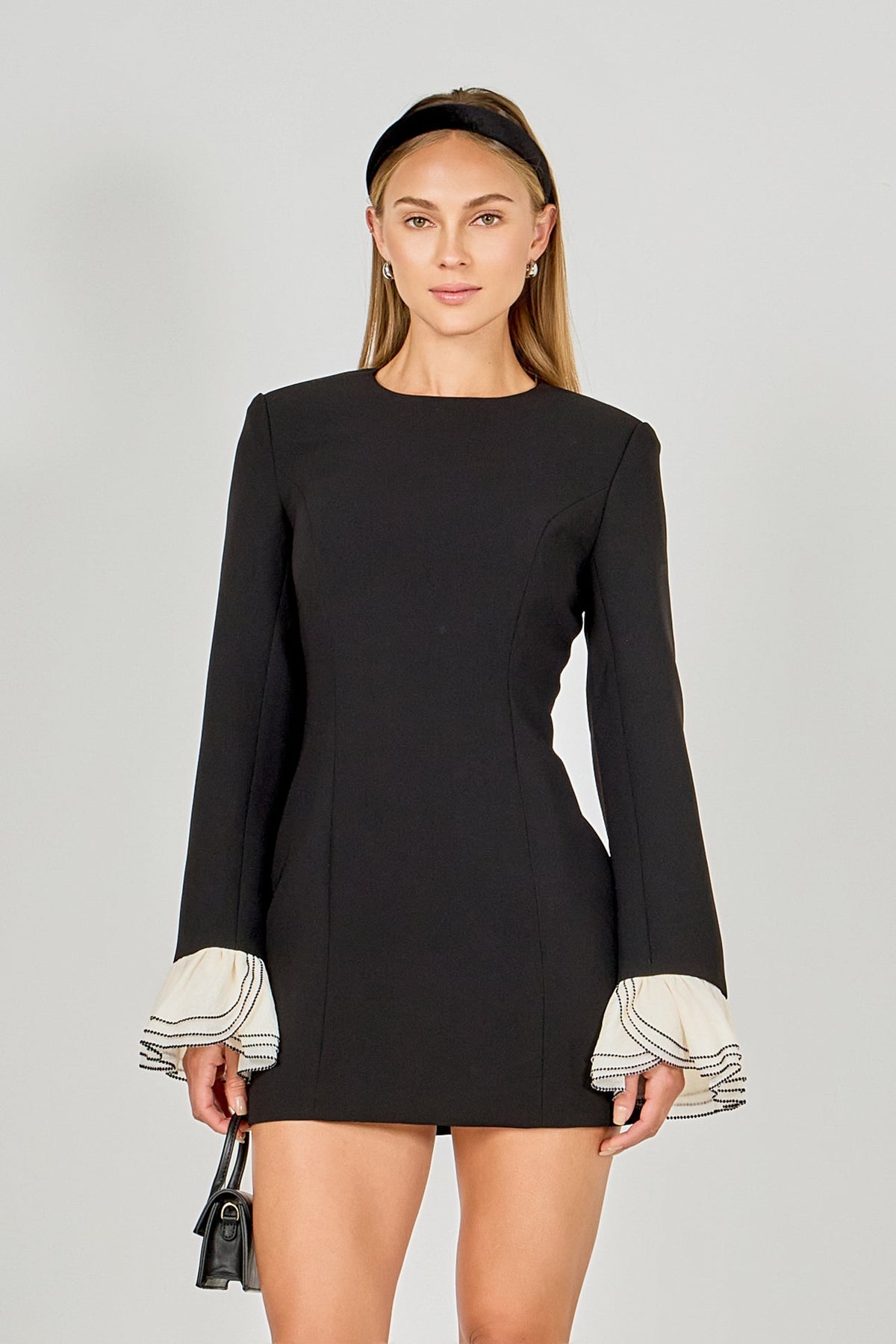 Endless Rose Top Pick | Ruffle Detailed Long Sleeve Mini Dress