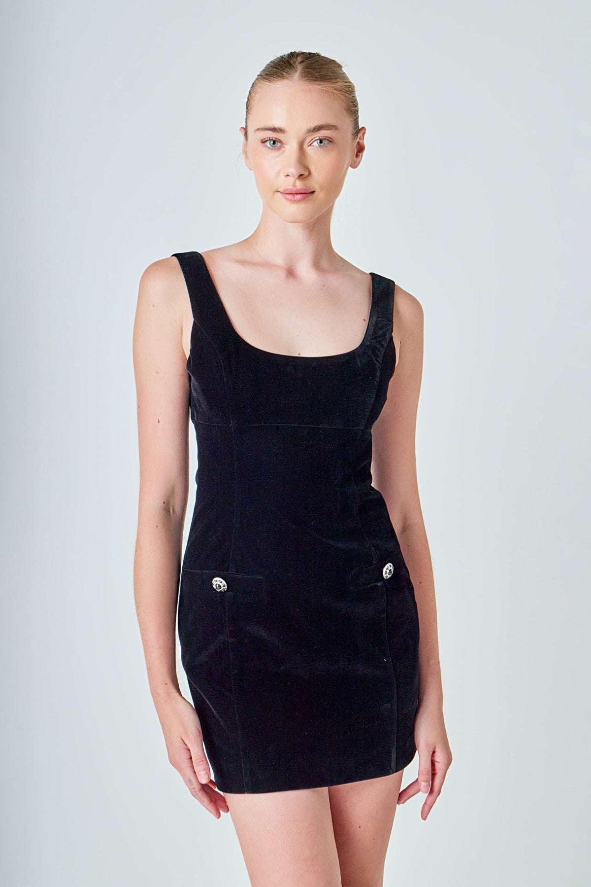 Endless Rose Trusted | Velvet Mini Dress