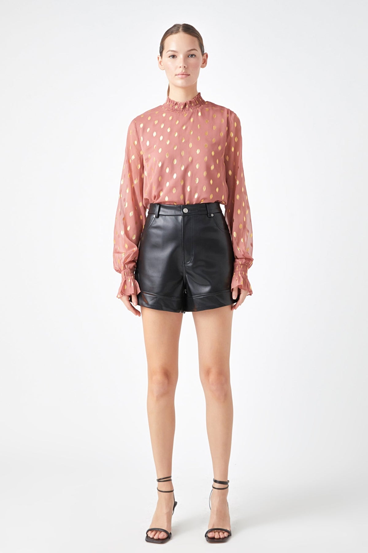 Endless Rose Essential | Polka Dot Chiffon Blouse