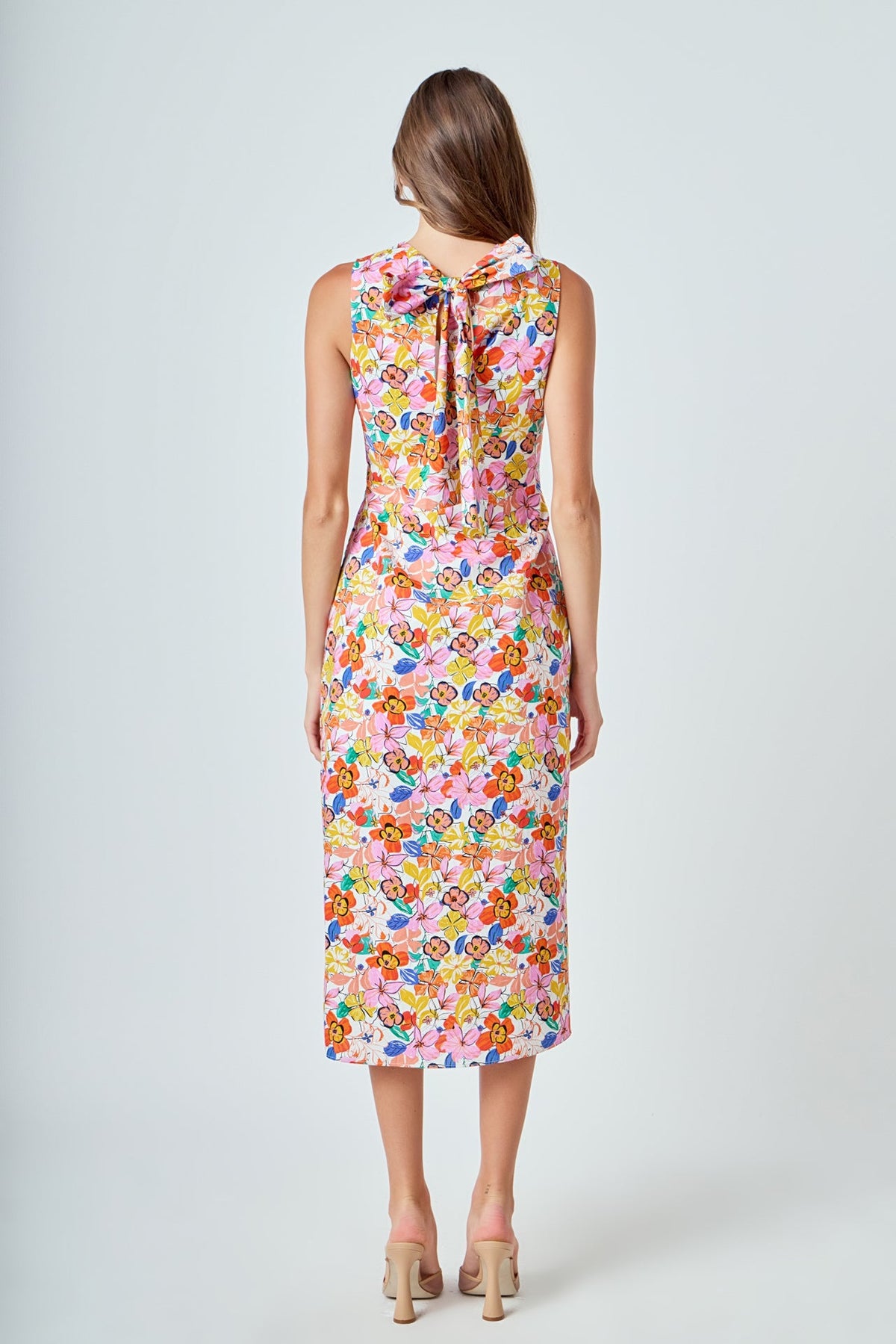 Endless Rose Top Pick | Cotton Floral Print Cutout Maxi Dress