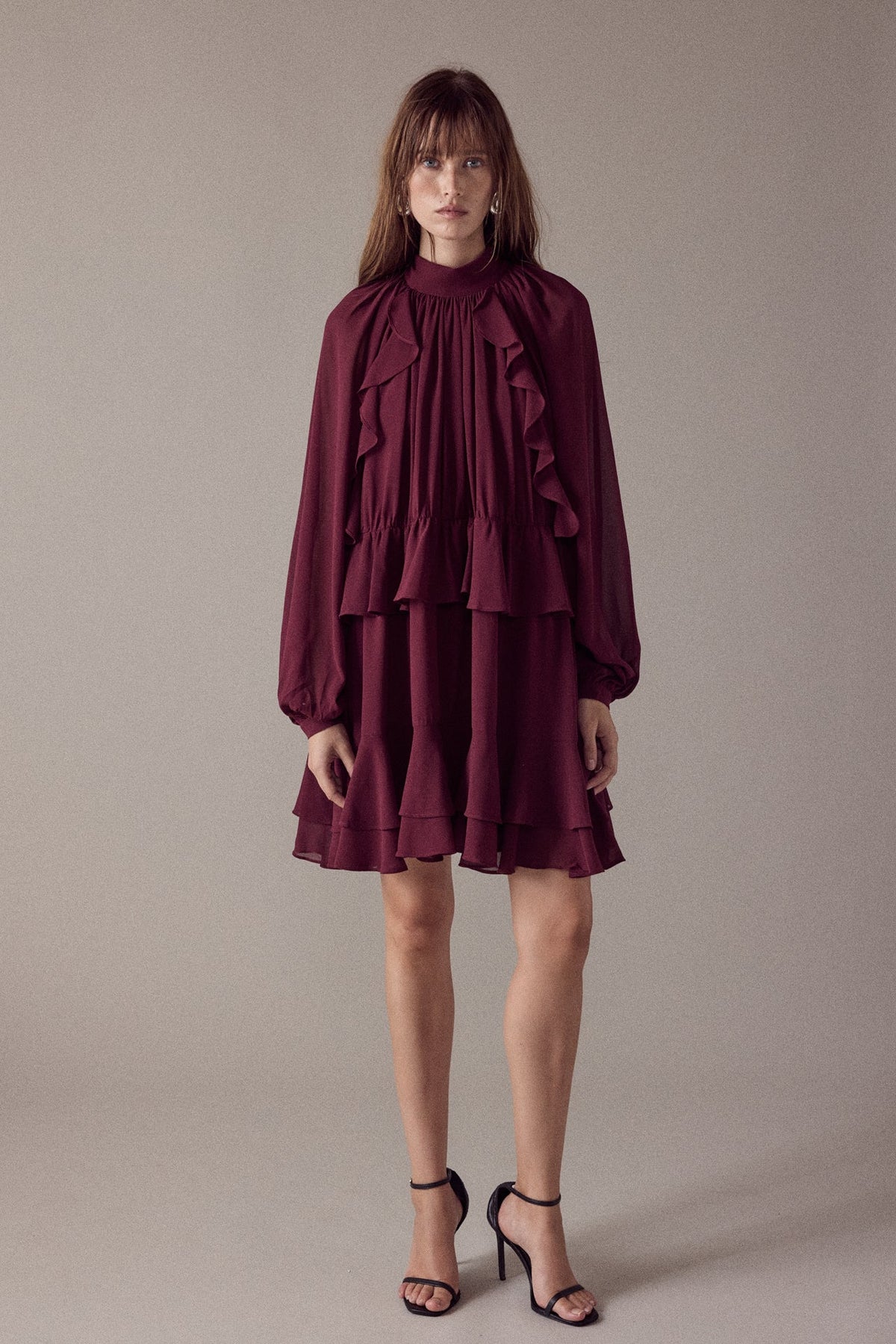 Endless Rose Premium | Ruffled Chiffon Dress