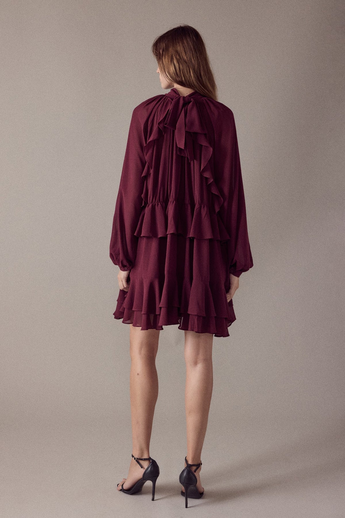 Endless Rose Premium | Ruffled Chiffon Dress