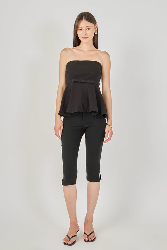 Endless Rose Great Value | Strapless Flared Top
