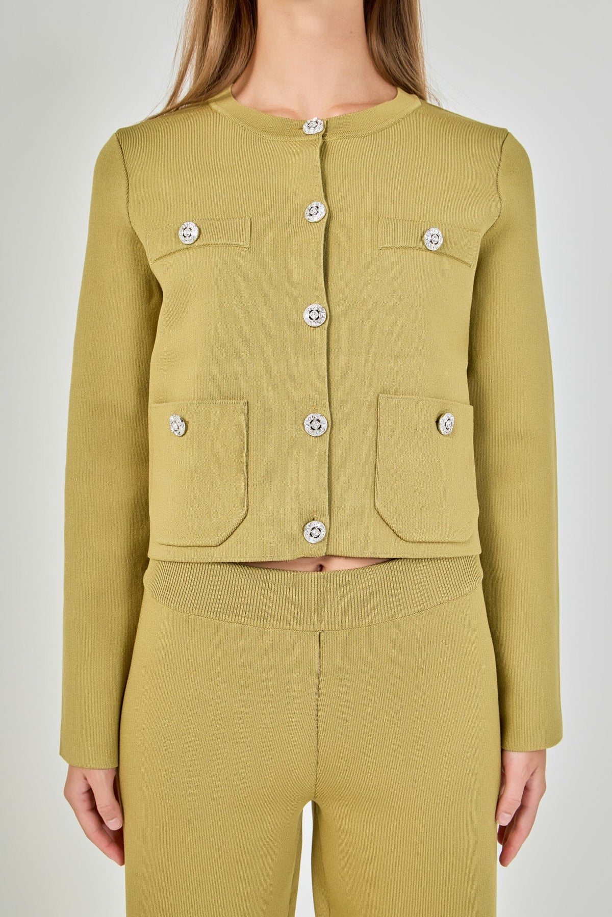 Endless Rose Trusted | Knit Long Sleeve Cardigan with Pockets