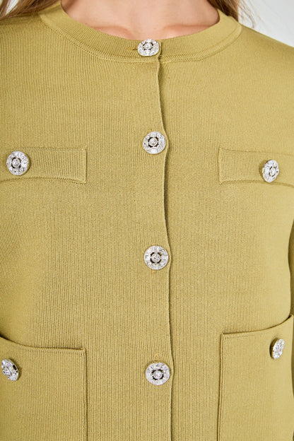 Endless Rose Trusted | Knit Long Sleeve Cardigan with Pockets