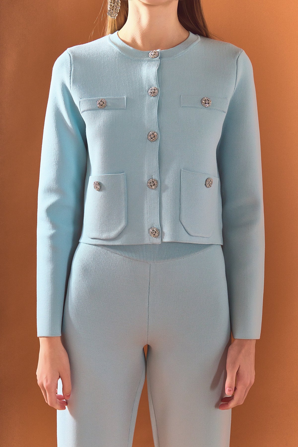 Endless Rose Trusted | Knit Long Sleeve Cardigan with Pockets