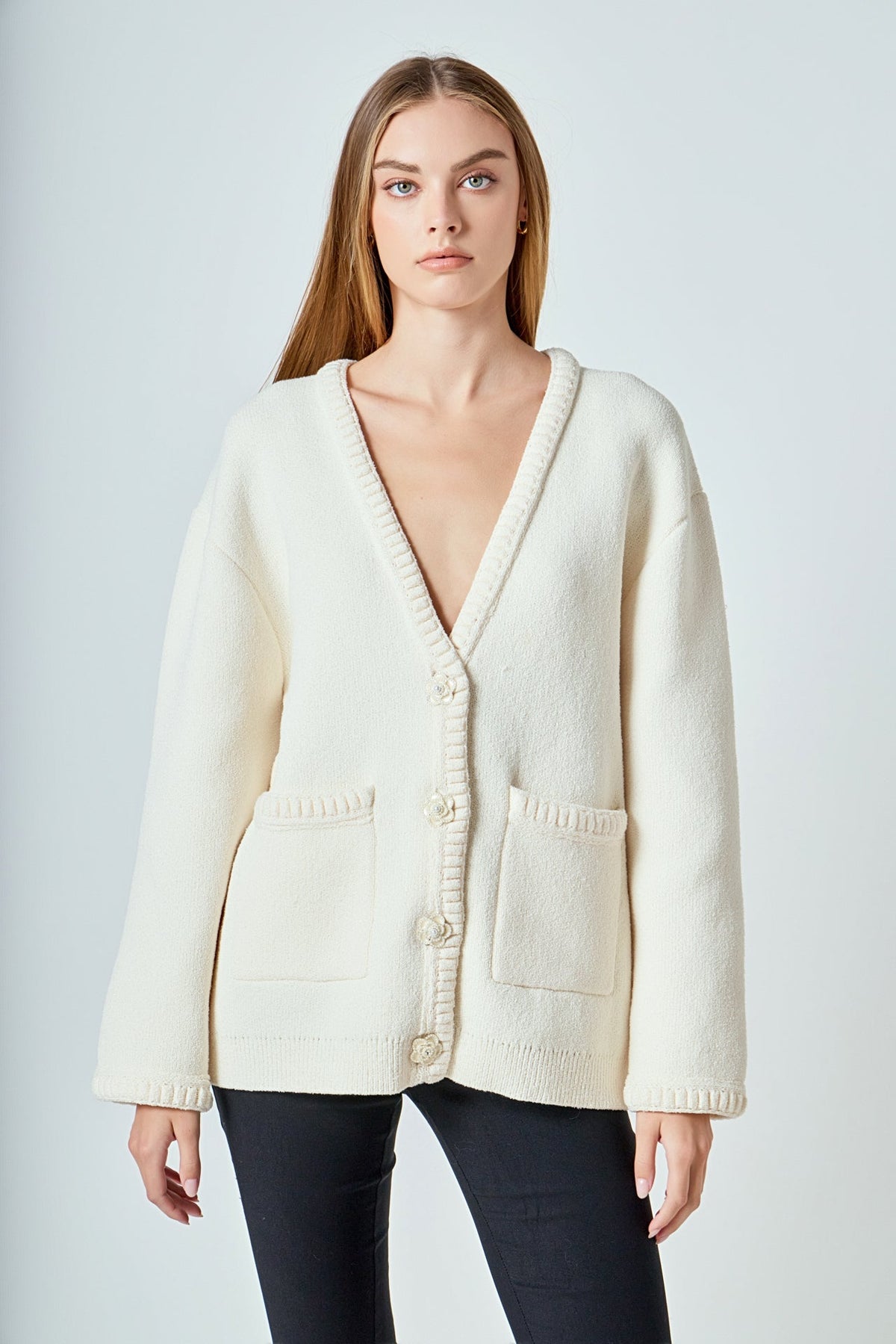 Endless Rose Value | Floral Button Down Cardigan