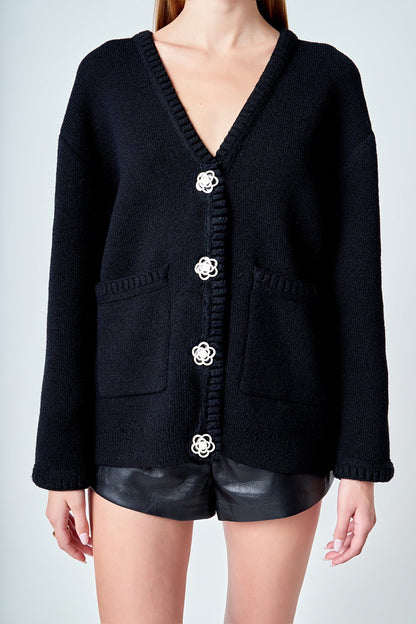 Endless Rose Value | Floral Button Down Cardigan