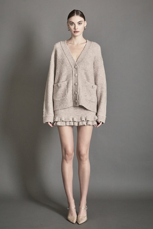 Endless Rose Top Pick | Fuzzy Oversized Cardigan