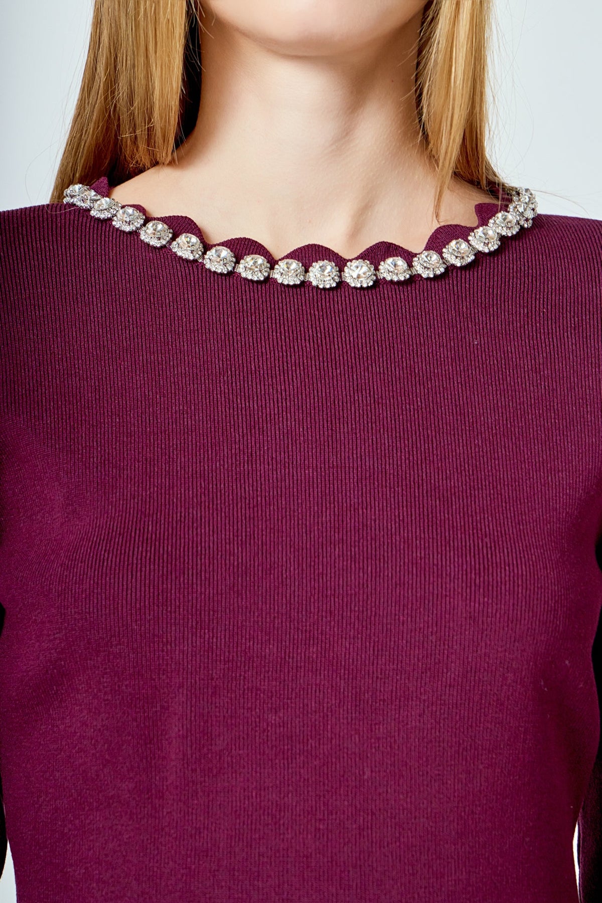 Endless Rose Great Value | Long Sleeve Jewel Top