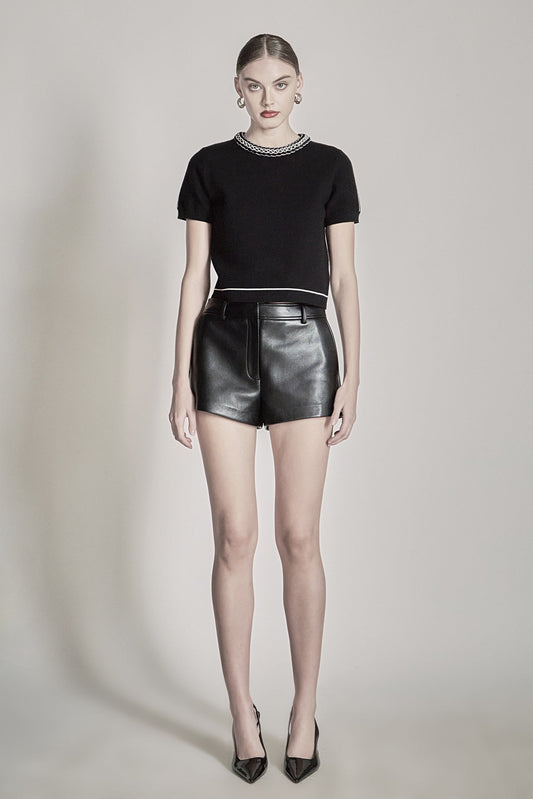 Endless Rose Featured | Jade Leather Shorts