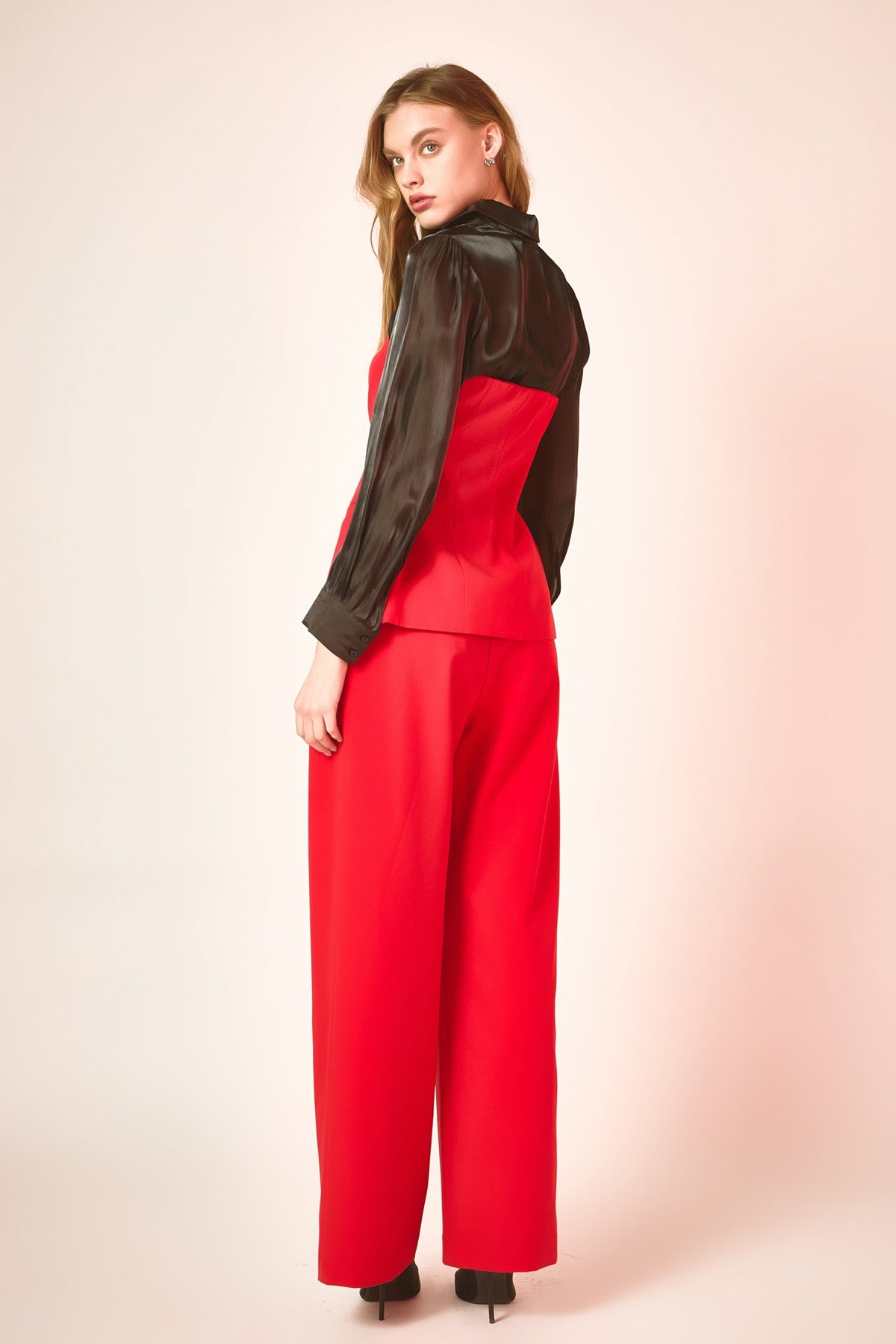 Endless Rose Exclusive | Mid Rise Pleated Wide leg Trousers