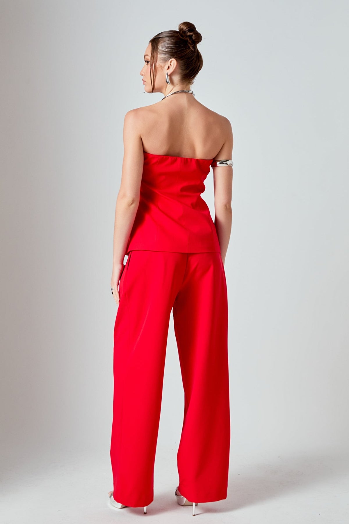 Endless Rose Exclusive | Mid Rise Pleated Wide leg Trousers