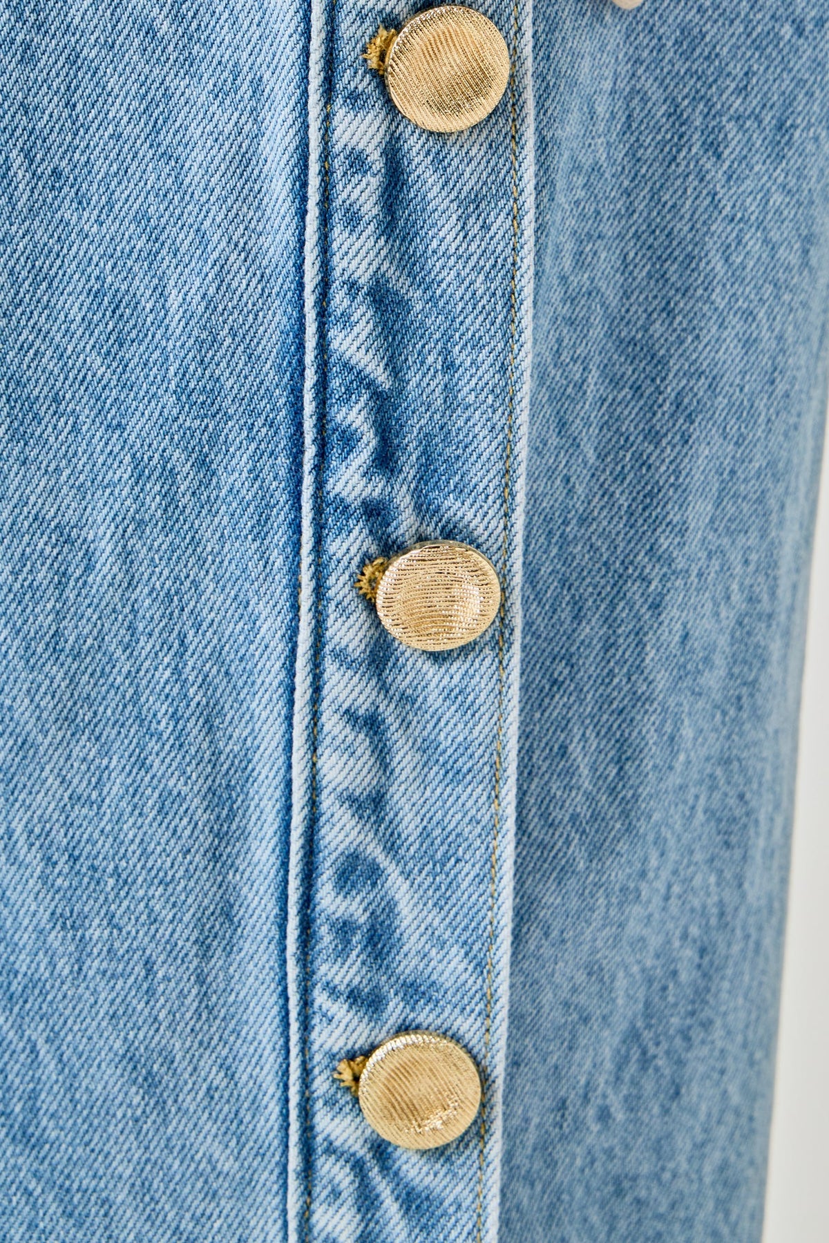 Endless Rose Discount | Mid-Waisted Side Buttoned Jeans