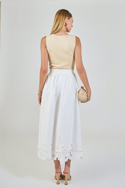 Endless Rose Hot Sale | Embroidered Umbrella Skirt