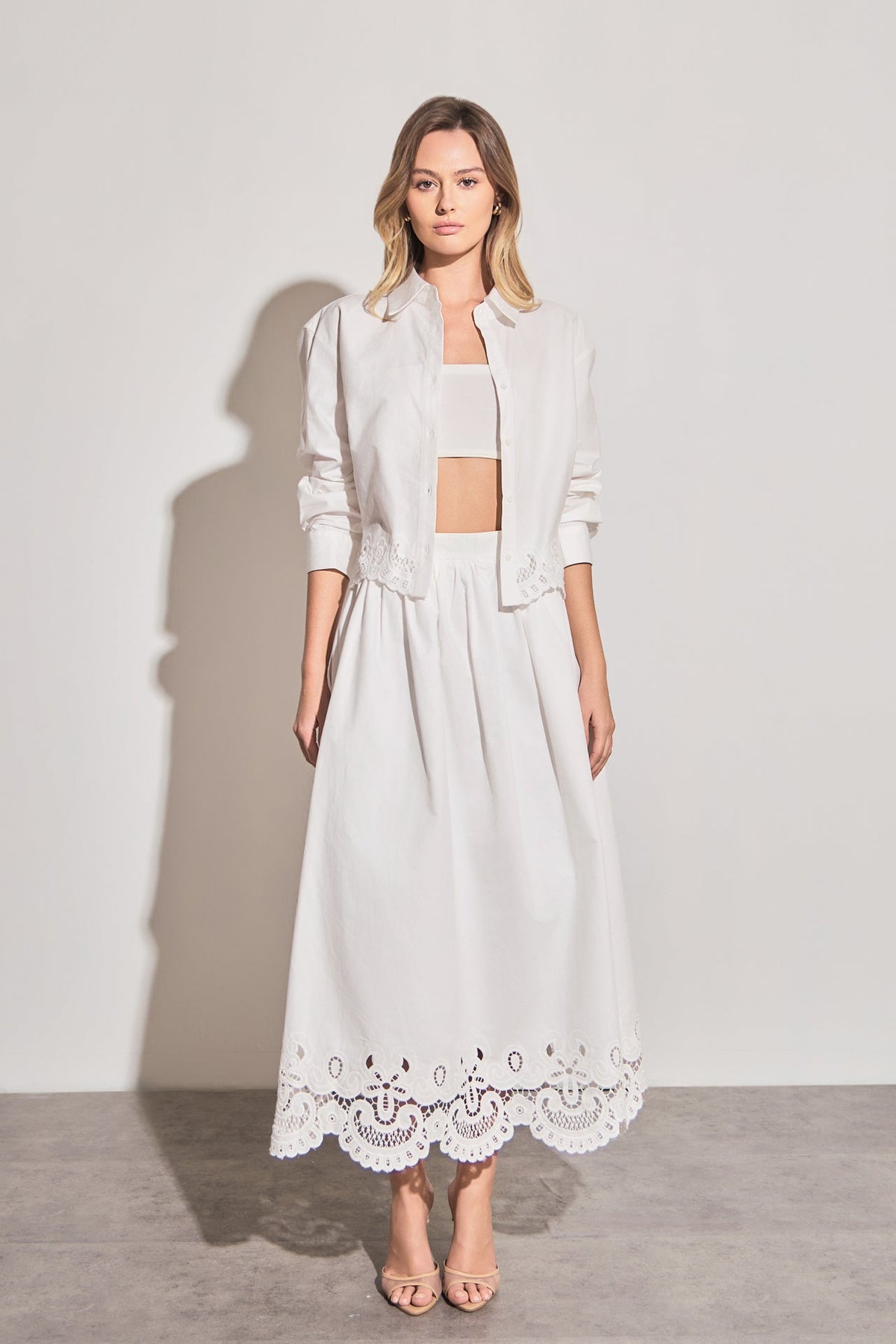 Endless Rose Hot Sale | Embroidered Umbrella Skirt