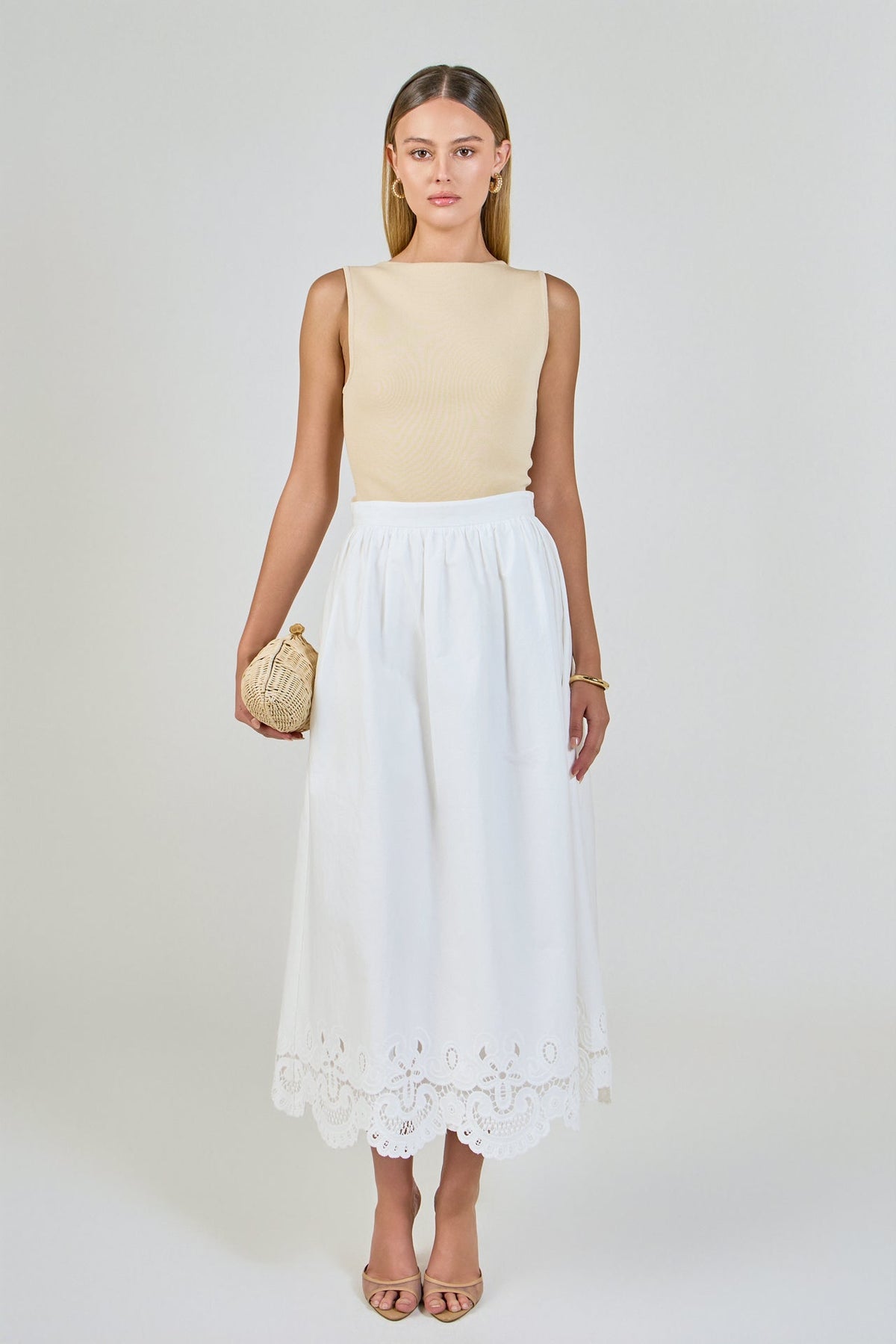 Endless Rose Hot Sale | Embroidered Umbrella Skirt