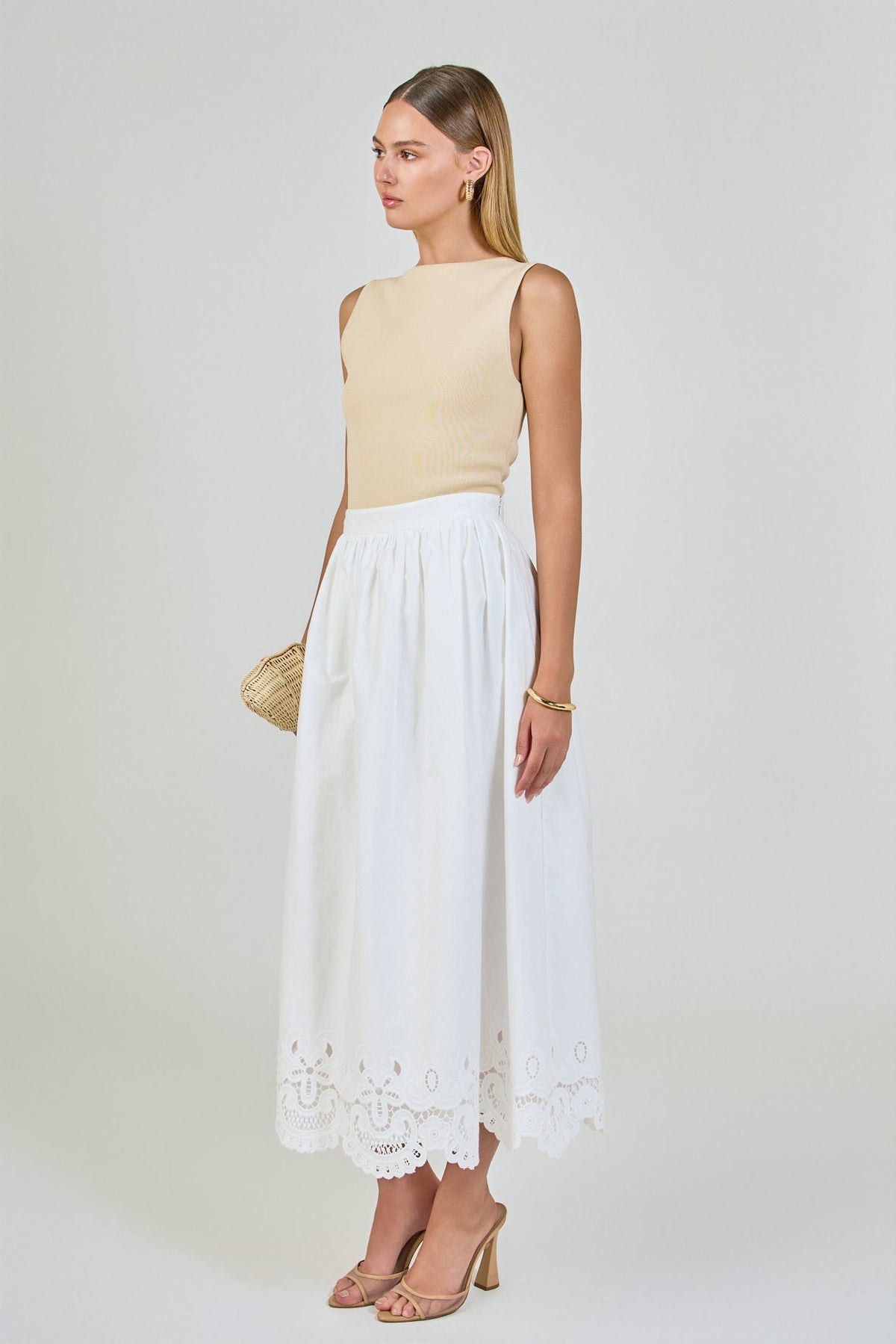 Endless Rose Hot Sale | Embroidered Umbrella Skirt