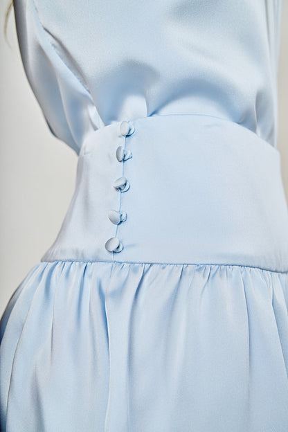 Endless Rose Quality | Low Rise Satin Mini Skirt