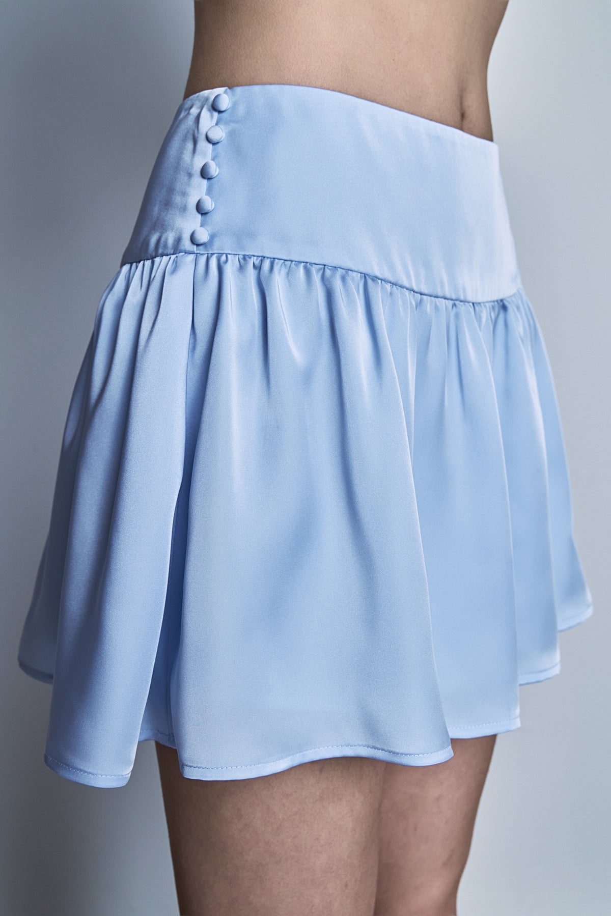 Endless Rose Quality | Low Rise Satin Mini Skirt