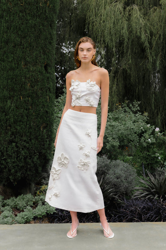 Endless Rose Value | Crochet Flower Maxi Skirt