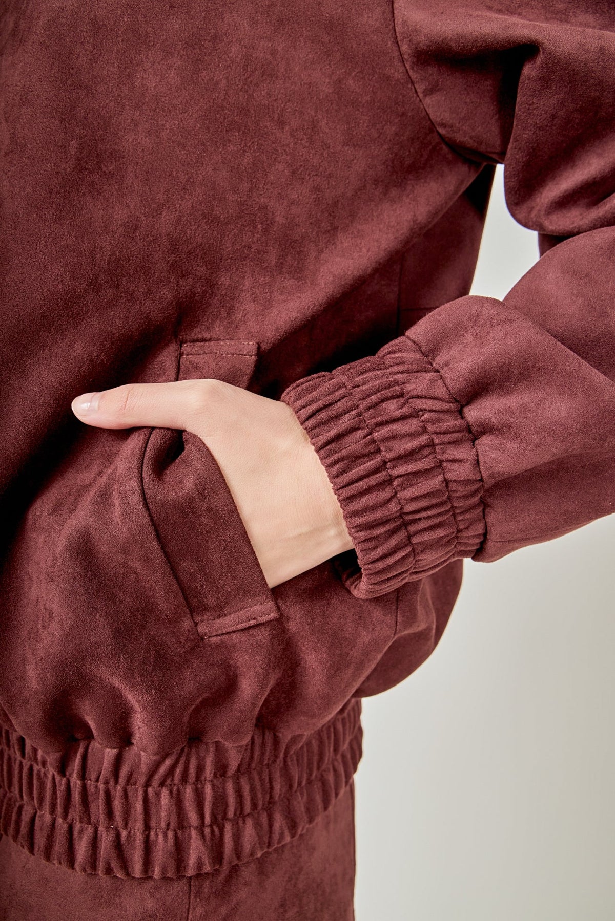 Endless Rose Trusted | Suede Work Jacket