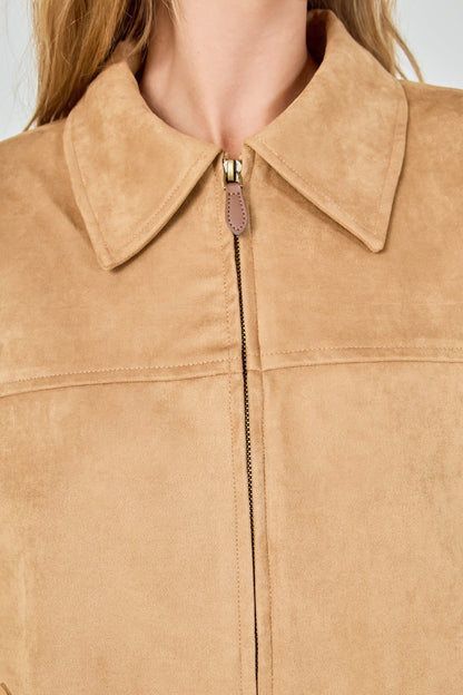 Endless Rose Trusted | Suede Work Jacket