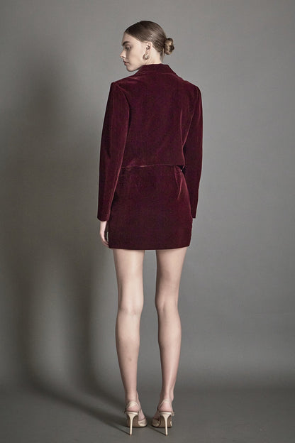 Endless Rose New | Cropped Collared Blazer
