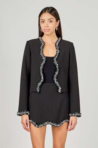 Endless Rose Featured | Jewel Scalloped Jacket