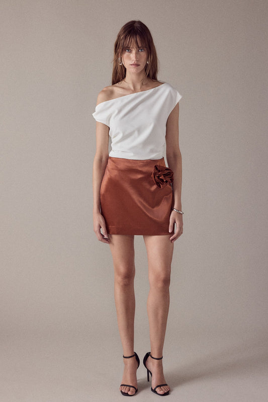 Endless Rose New | Corsage Trim Mini Skirt