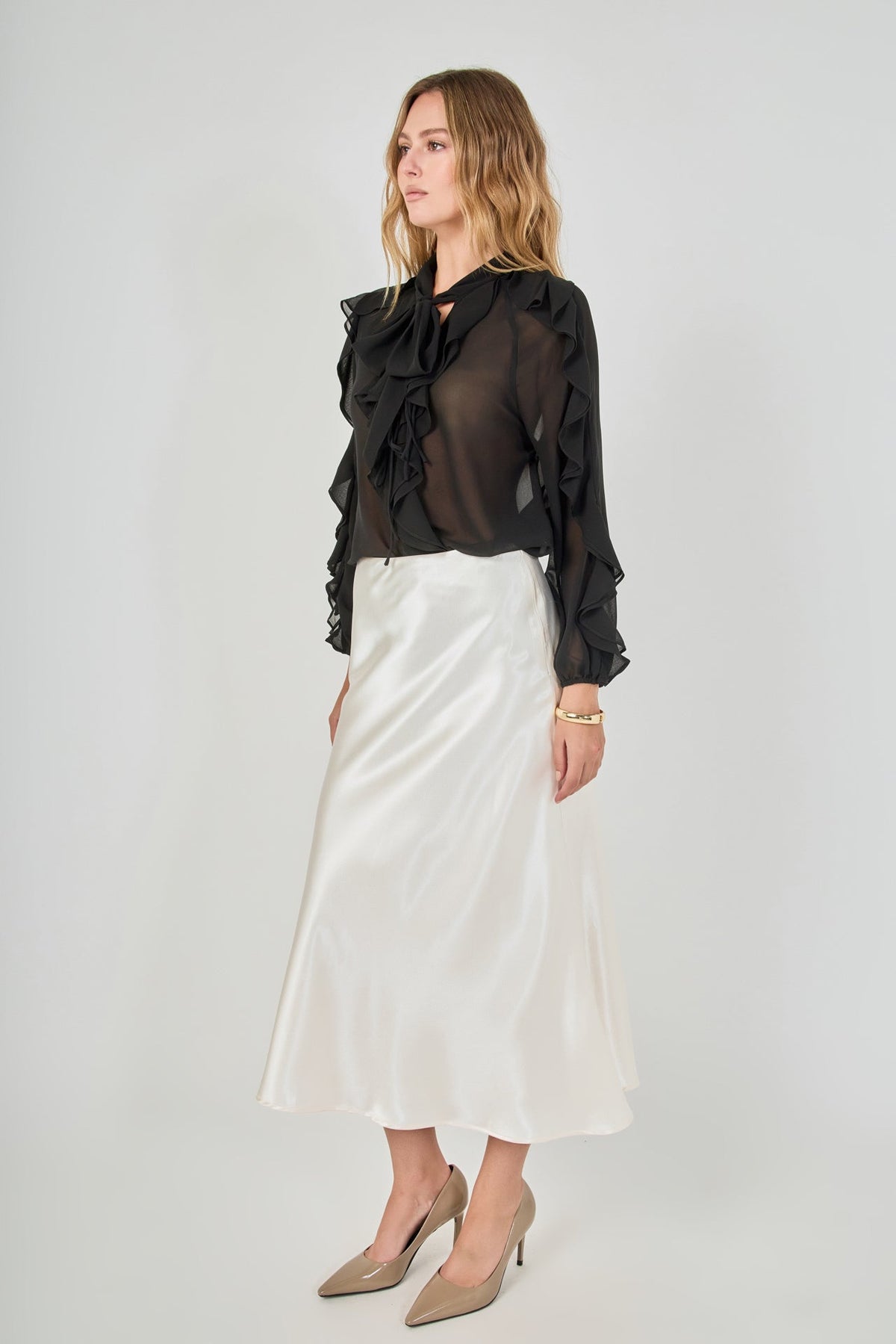 Endless Rose Latest | Chiffon Peekaboo Top