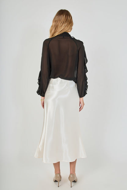Endless Rose Latest | Chiffon Peekaboo Top