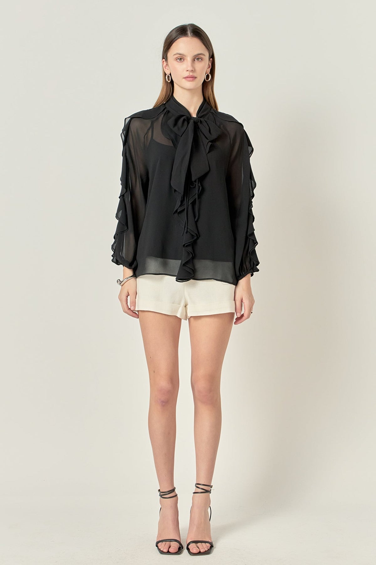 Endless Rose Latest | Chiffon Peekaboo Top