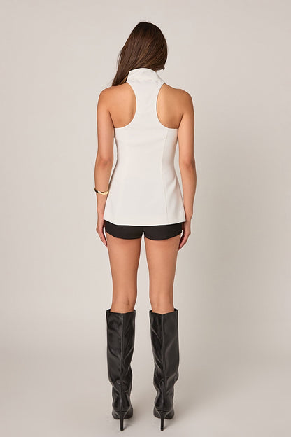 Endless Rose Best Price | Kaitlyn A-Line Choker Tie Top