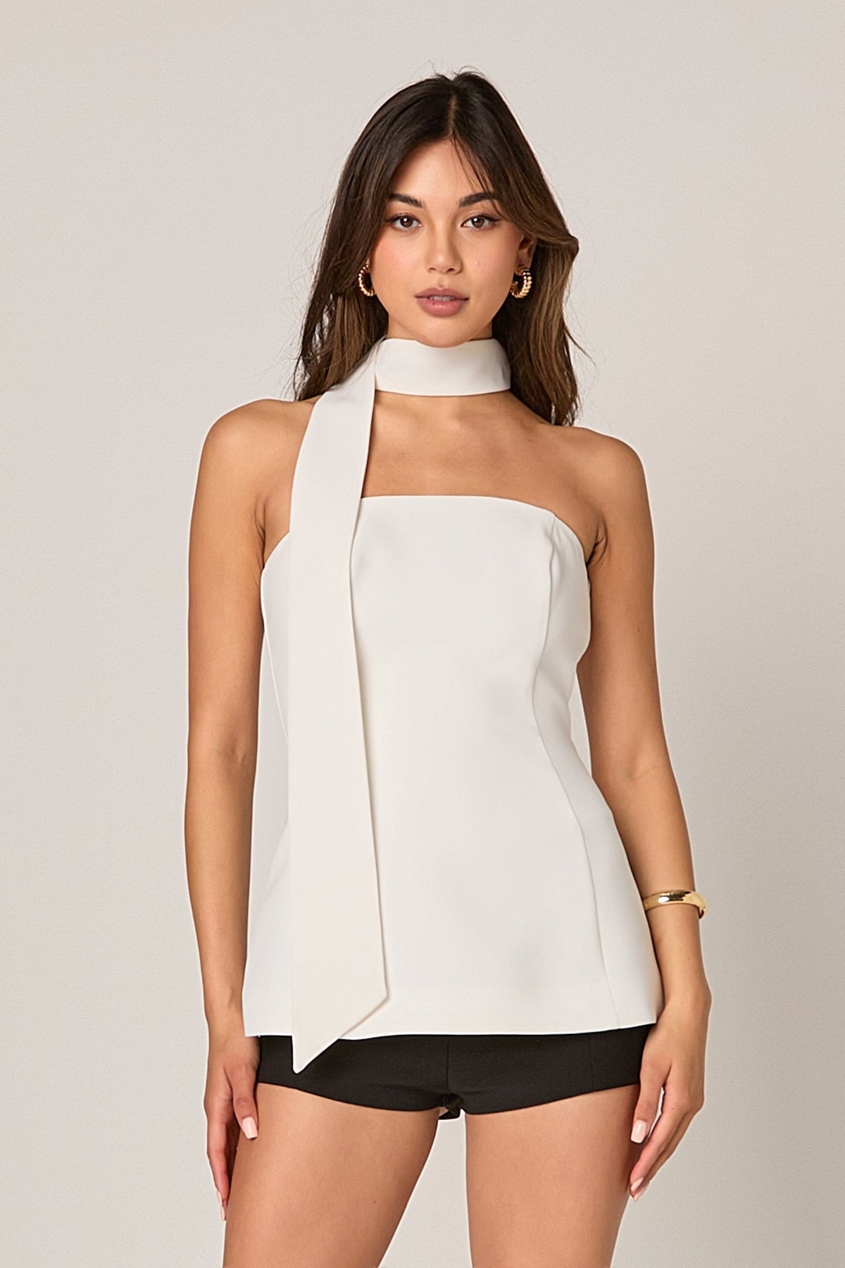 Endless Rose Best Price | Kaitlyn A-Line Choker Tie Top