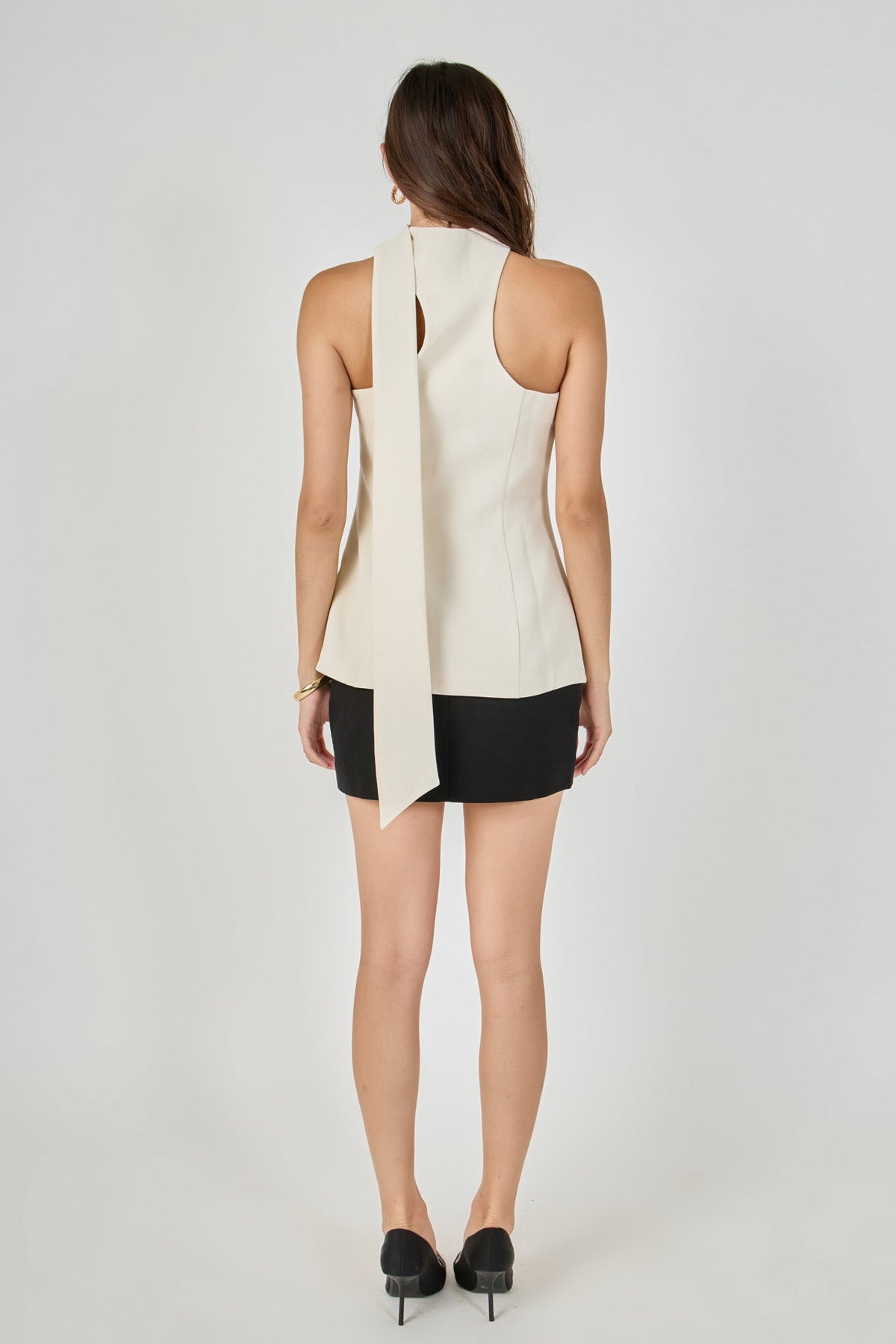 Endless Rose Best Price | Kaitlyn A-Line Choker Tie Top