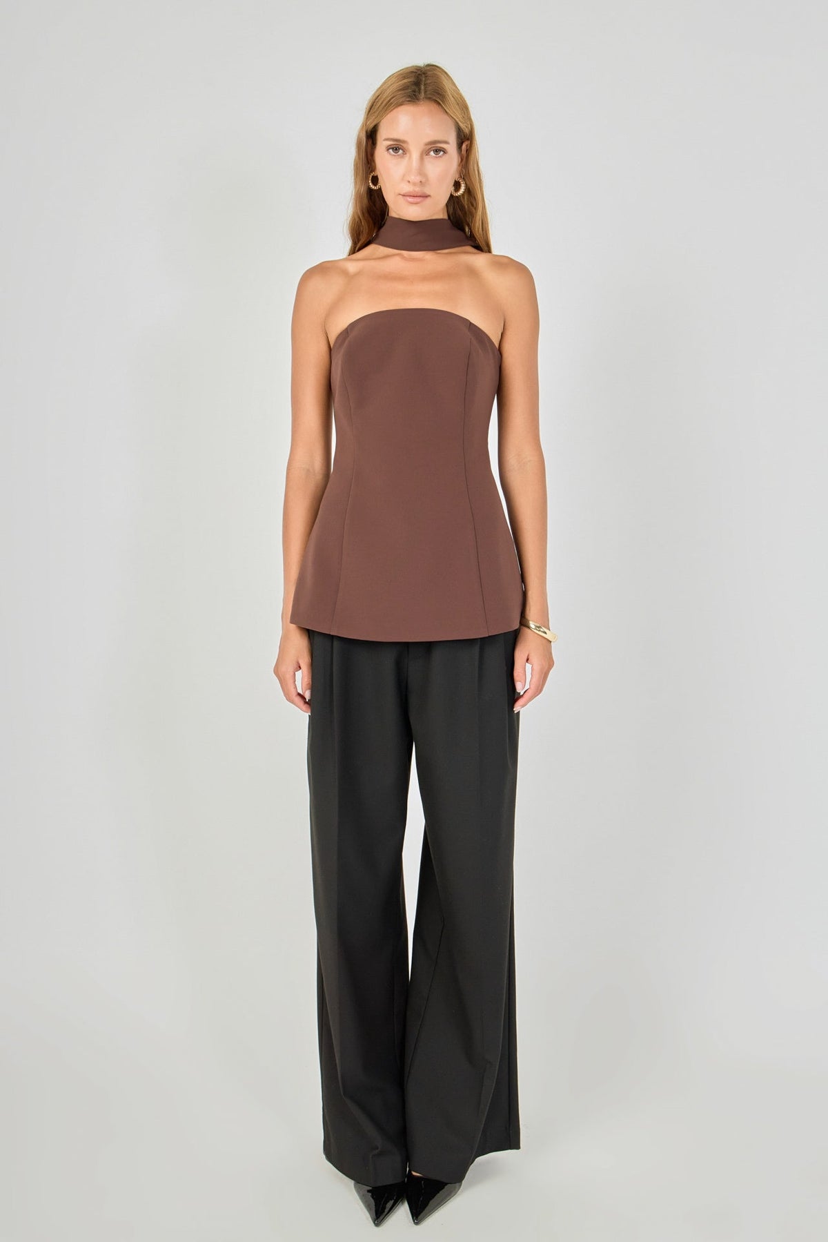Endless Rose Best Price | Kaitlyn A-Line Choker Tie Top