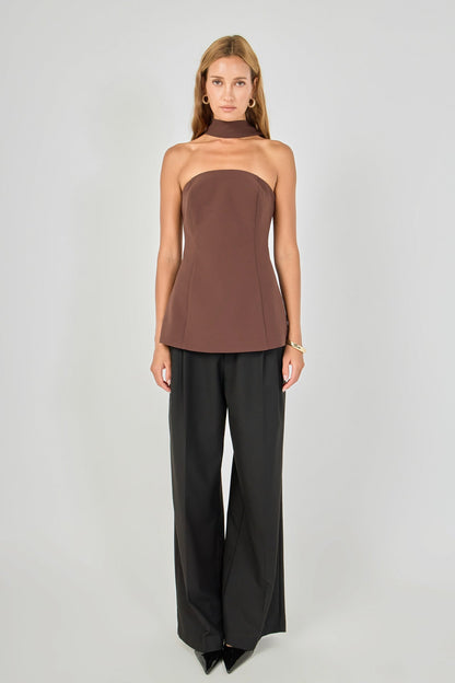 Endless Rose Best Price | Kaitlyn A-Line Choker Tie Top