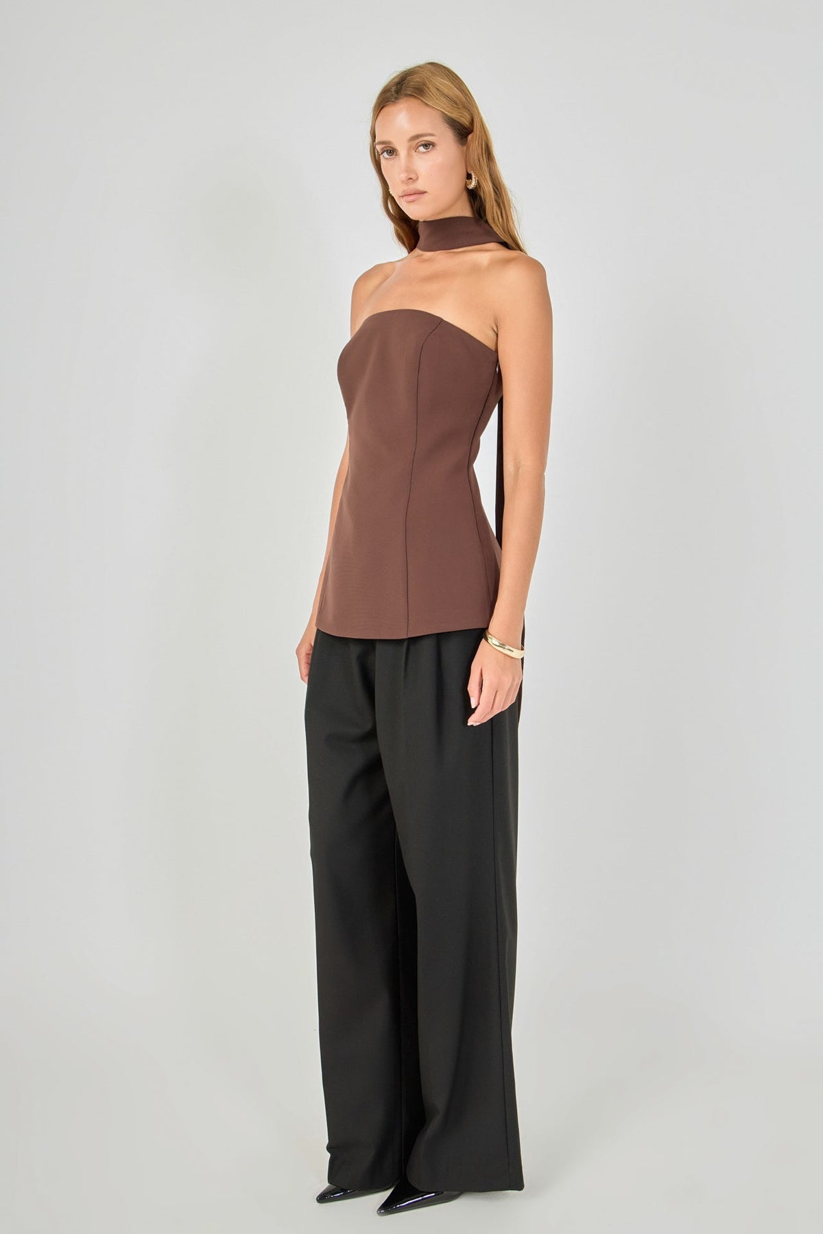 Endless Rose Best Price | Kaitlyn A-Line Choker Tie Top