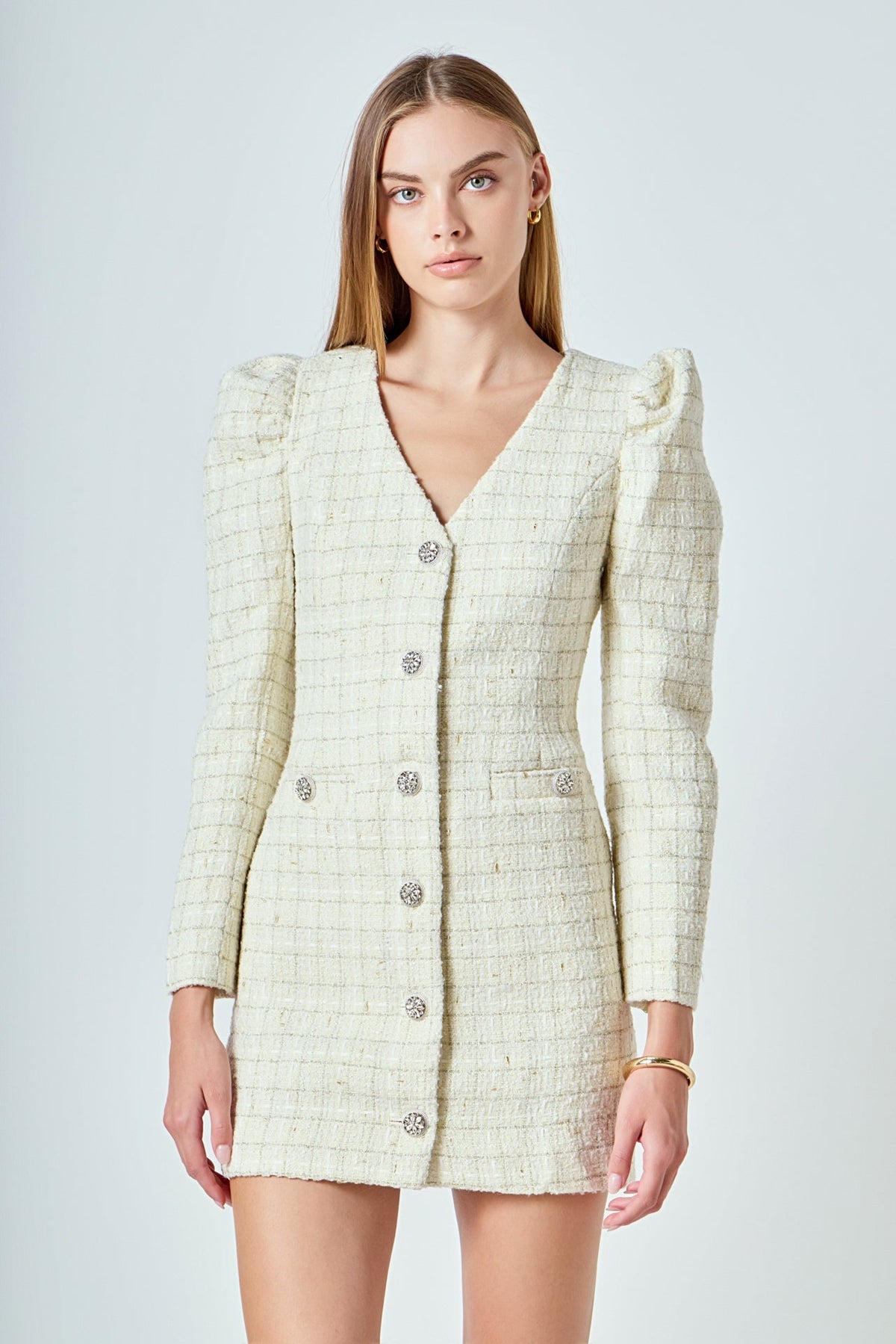 Endless Rose Special Offer | Premium Long-Sleeve Tweed Mini Dress