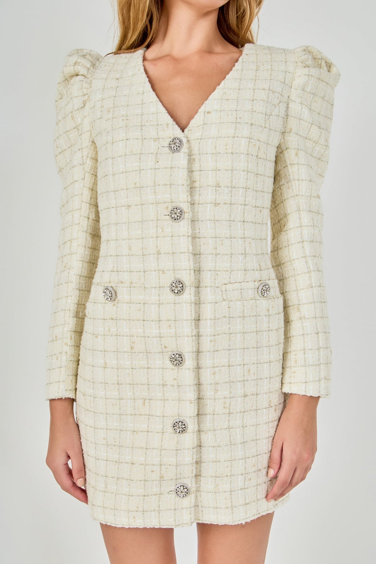 Endless Rose Special Offer | Premium Long-Sleeve Tweed Mini Dress