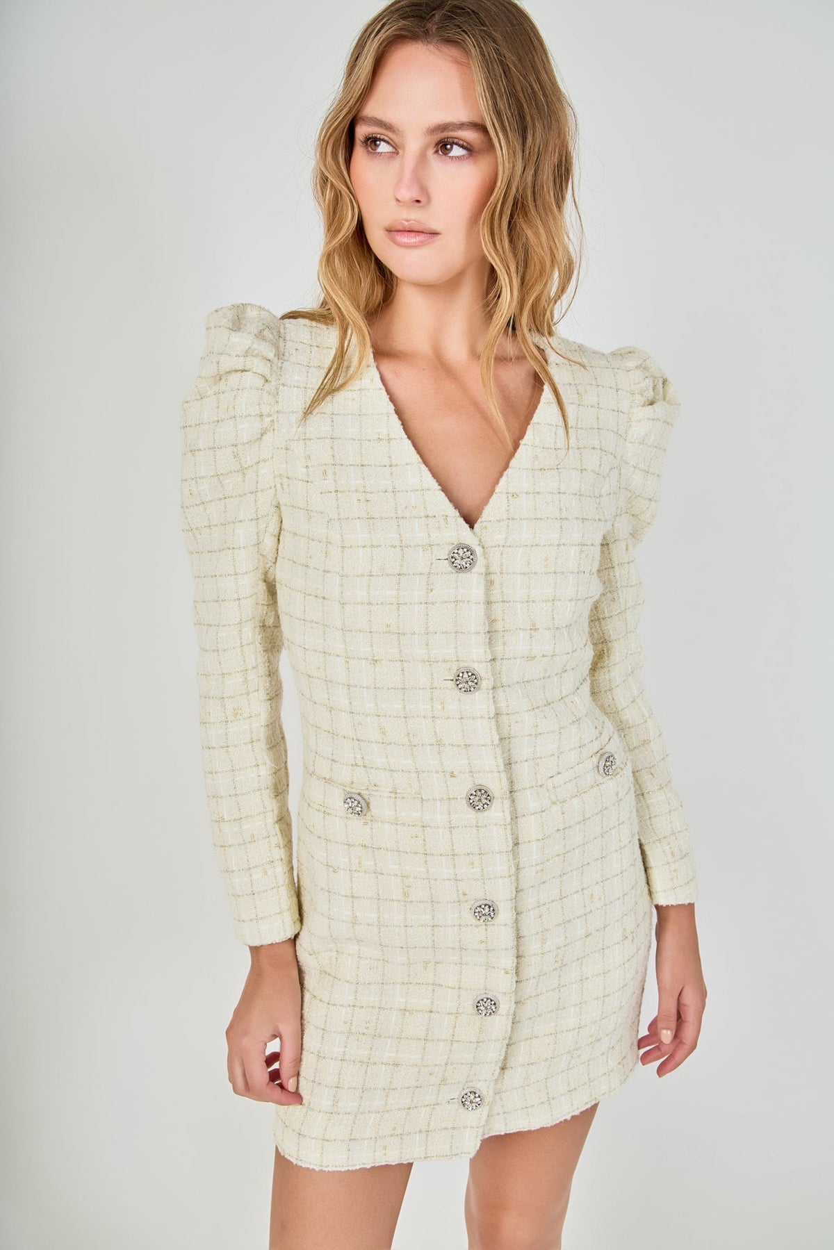 Endless Rose Special Offer | Premium Long-Sleeve Tweed Mini Dress