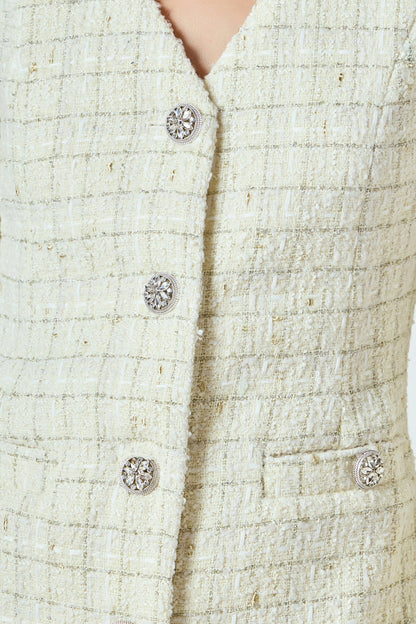 Endless Rose Special Offer | Premium Long-Sleeve Tweed Mini Dress