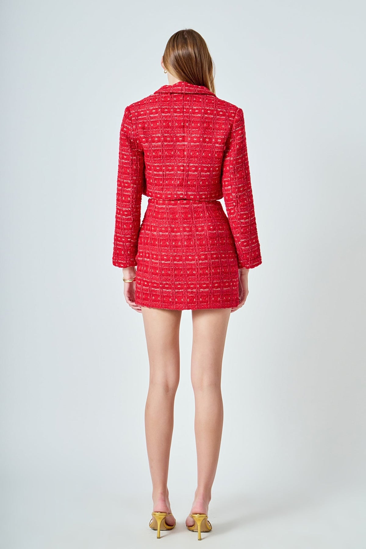 Endless Rose Exclusive | Premium Tweed Mini Skirt