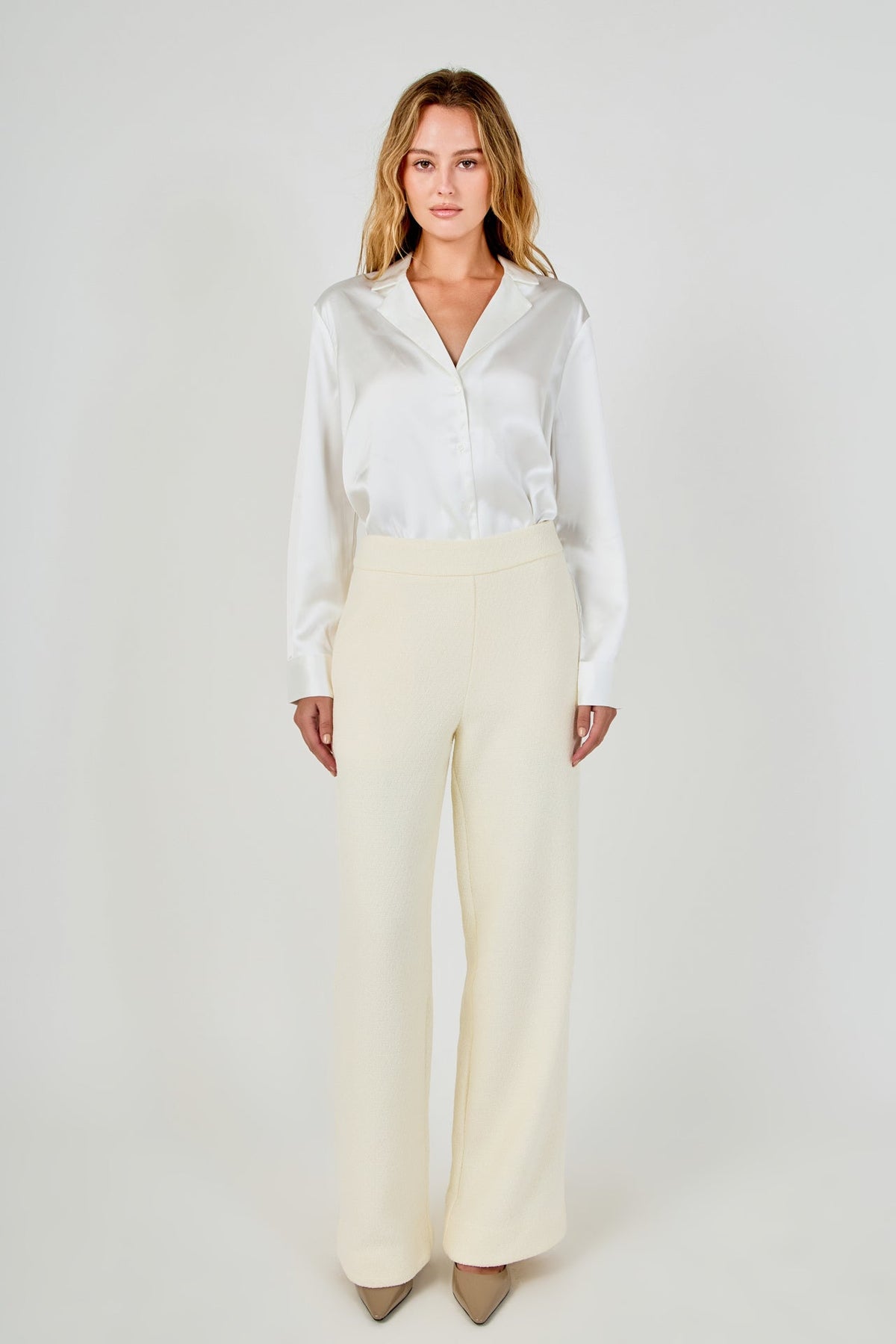 Endless Rose Trending | Tweed Wide Pants