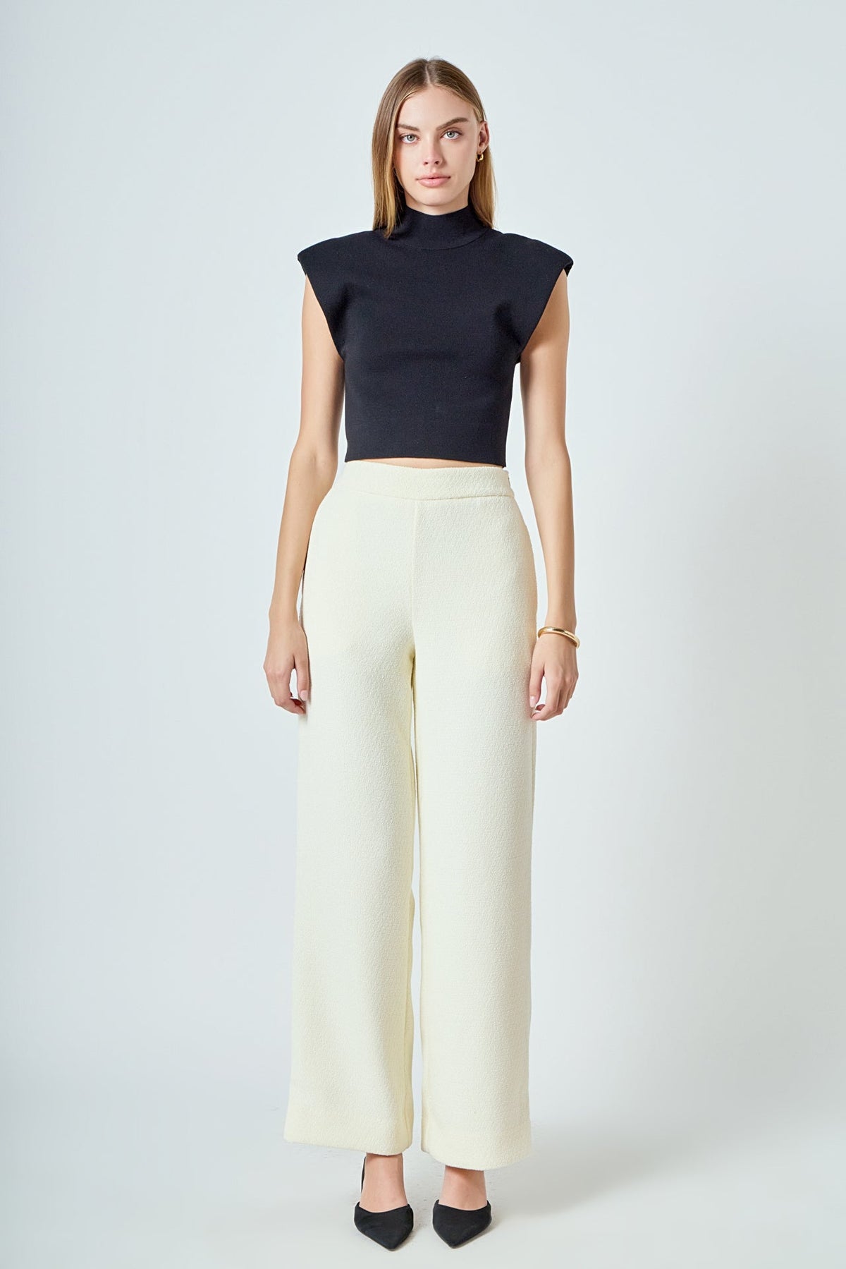 Endless Rose Trending | Tweed Wide Pants
