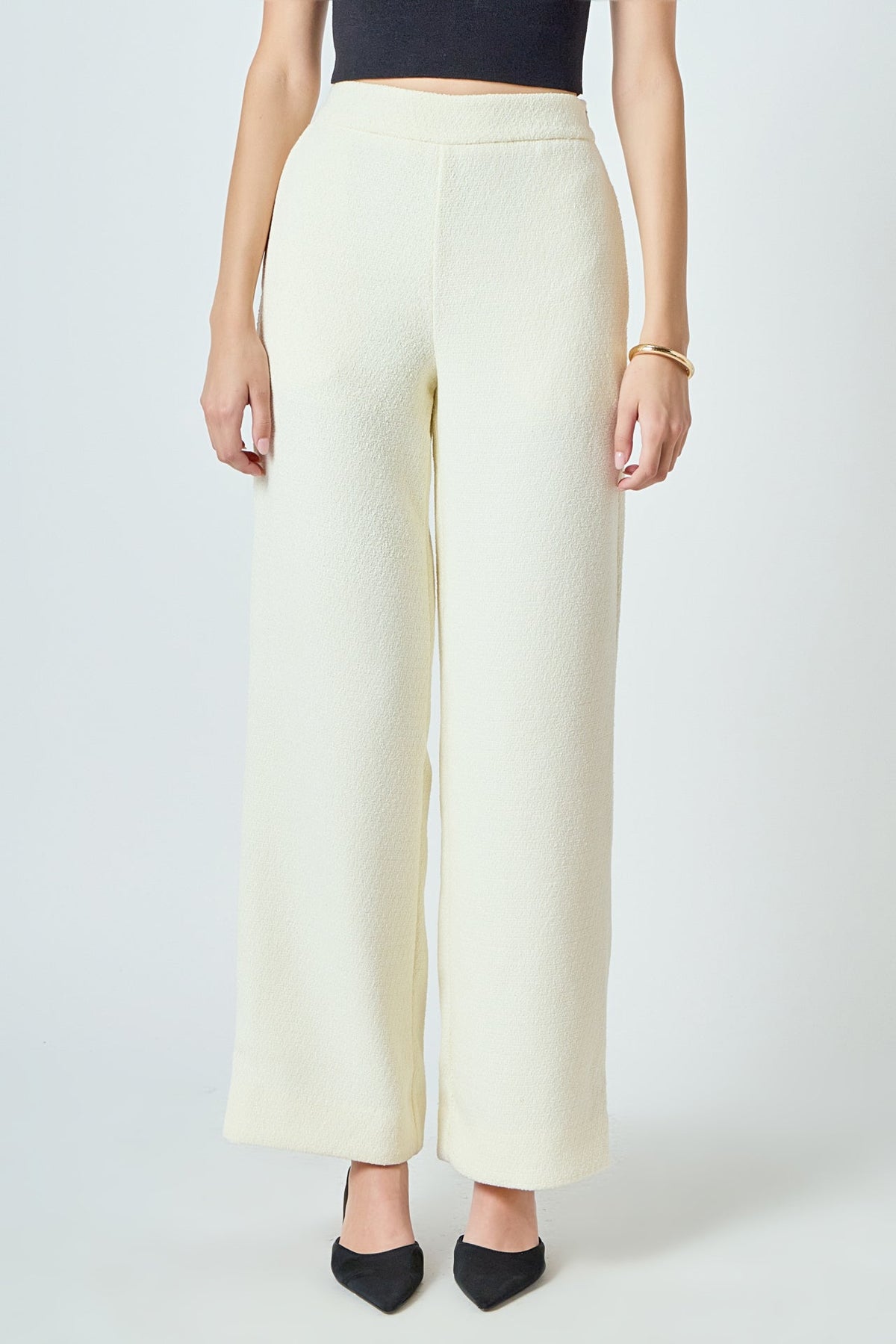Endless Rose Trending | Tweed Wide Pants