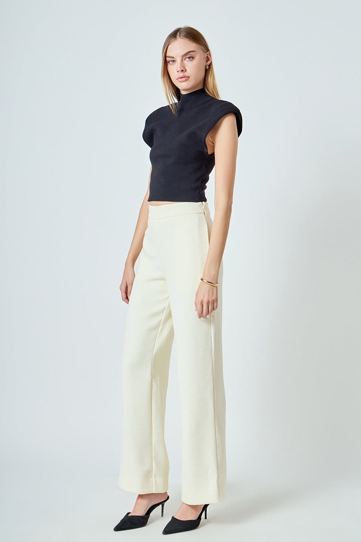 Endless Rose Trending | Tweed Wide Pants