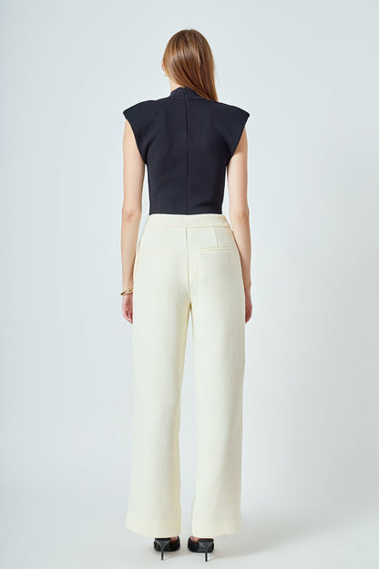 Endless Rose Trending | Tweed Wide Pants