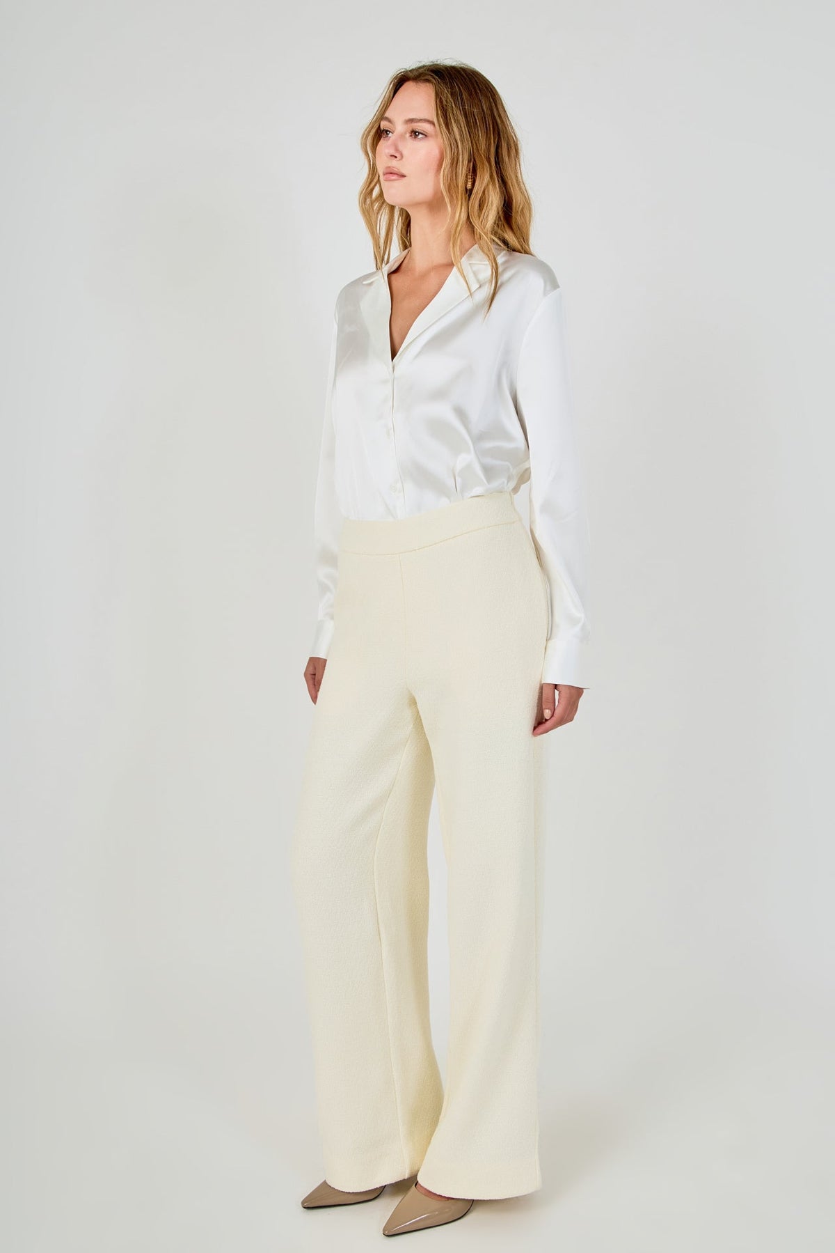 Endless Rose Trending | Tweed Wide Pants